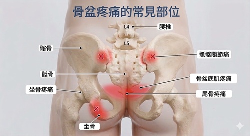 盆骨痛位置
